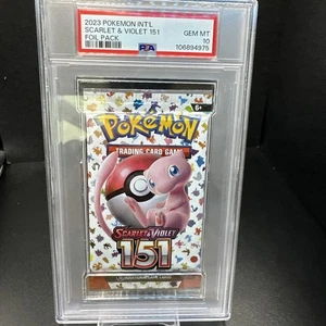 PSA 10 GEM MINT Scarlet & Violet 151 SEALED Booster Pack Pokemon - Picture 1 of 2