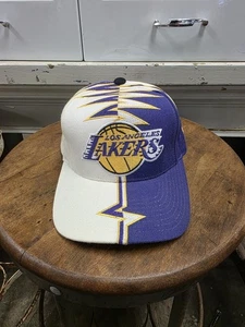 Vintage 90's Starter Los Angeles Lakers Shockwave Hat RARE Excellent Condition - Picture 1 of 7
