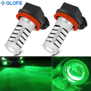H8 H11 Green LED Bulb SMD 3030 Bright Fog Light Plug N Play for 2020 Honda Civic - Picture 1 of 7