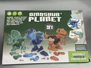 Planeta de dinosaurios hágalo usted mismo ensamblar dinosaurios rompecabezas serie animal diseño edades 3 en adelante - Imagen 1 de 6