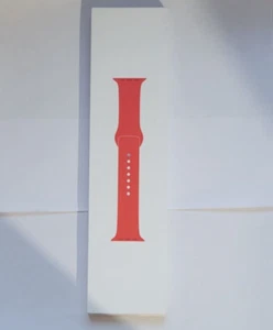 Apple Watch Silicon sport Band 44mm for Watch 4 5 6 7 8 SE - red - Picture 1 of 1