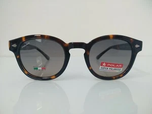 Polar occhiale marrone POLARIZZATO tipo Moscot rotondo celluloide ovale - Foto 1 di 9