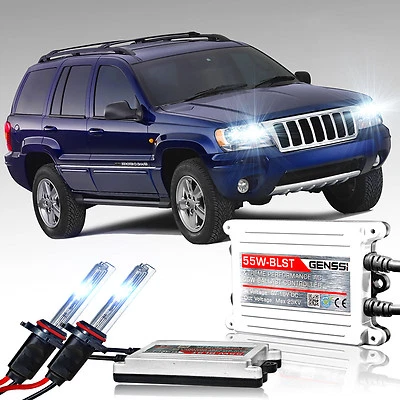 Genssi HID Xenon Conversion Kit Bulbs 55w For Jeep Grand Cherokee 1999 to 2004 - Image 1 of 4
