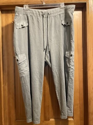 Talbots Pants, Cargo Pockets, Sweat, Olive Green Women Plus 3X, Stretch, $89 NWT - Image 1 of 4