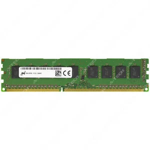 Micron 8GB 2Rx8 PC3L-12800E ECC UDIMM DDR3L 1600 Unbuffered Server Memory RAM 1x - Picture 1 of 2