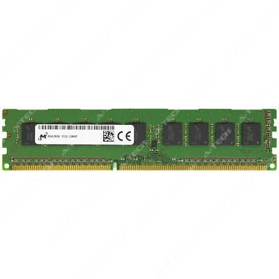 Micron 8GB 2Rx8 PC3L-12800E ECC UDIMM DDR3L 1600 Unbuffered Server Memory RAM 1x - Image 1 of 2