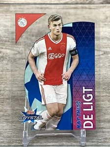 2018-19 Topps Crystal UCL UEFA Matthijs DE LIGT Ajax Rookie Card #96 - RC - Bild 1 von 2