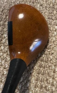 VINTAGE GOLF CLUB BEN HOGAN PERSIMMON SPEED SLOT 4 WOOD APEX 4 STIFF LEATHER - Picture 1 of 8