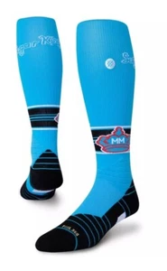 Stance Miami Marlins City Connect Sugar Kings OTC Socks Men Sz L (9-13) - Picture 1 of 8