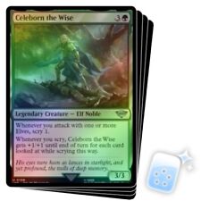 Foil Celeborn The Wise X4 M/NM Magic: The Gathering MTG The Lord Of The Rings