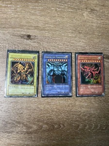 Yugioh Yu-gi-oh! Card GBI-001 -002 -003 Slifer The Sky Dragon Ultra Rare - Picture 1 of 9