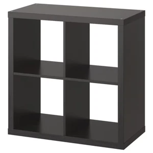 Kallax Shelving Unit Bookcase Display Storage Wall Shelf Black-brown 77x77CM - Picture 1 of 7