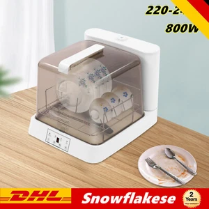 Piano Tavolo Lavastoviglie Lavastoviglie Dishwasher 800W 220-240V Bianco e Marrone - Foto 1 di 18