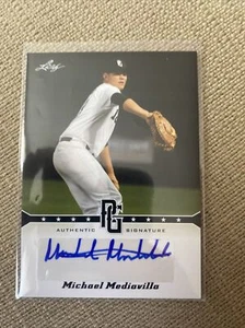 2013 Leaf Perfect Game Autogramme Michael Mediavilla #A-MM5 - Bild 1 von 4