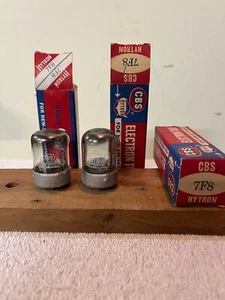3 CBS Hytron NOS/NIB 7F8 vacuum tubes tested & guaranteed - Picture 1 of 1