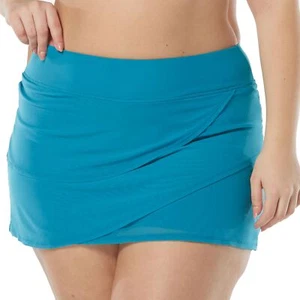 Coco Reef Mesh Layer Swim Skort Tummy Control, Moonstone Blue, X-Large 306452 - Picture 1 of 3