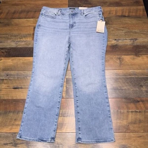 NYDJ Marilyn Ankle Straight Conway Jeans 18 Blue Stretch Lift Tuck High Rise New - Picture 1 of 14
