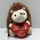 Hallmark Porcupine STUCK ON YOU Valentine Red Heart Plush Soft Toy Stuffed 7"
