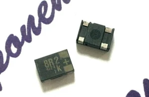 2pcs - CDE ESR8R2M0K000B 8.2uF 8V 20% SMD Surface Mount Polymer Capacitor - Picture 1 of 6