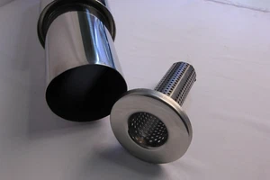 4" Universal Exhaust Silencer Db Killer Fits Jap Box Baffle Bung - Picture 1 of 1