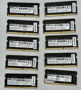 PNY 8gb Ddr4 2400 8GBU1X08JGGG39-12-K LaptopRam No Boot Damage Address Error (1) - Picture 1 of 4