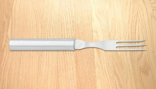 Vintage Rada Cutlery USA Granny Fork Three Tine Stainless Steel Meat Fork - Image 1 of 1