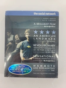 The Social Network (Blu-ray, 2010) Two-Disc Collector's Edition New Sealed - Picture 1 of 2