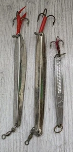 3 PILKER Solvkroken 250 ROSTFREI DAM Joker 100 Salzwasser worldwide shipping - Bild 1 von 7
