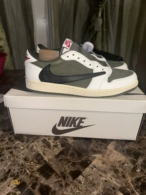 Air Jordan 1 Low OG SP "TRAVIS SCOTT MEDIUM OLIVE" 2024 - Size 10.5 - dm7866 2.. - Image 1 of 4
