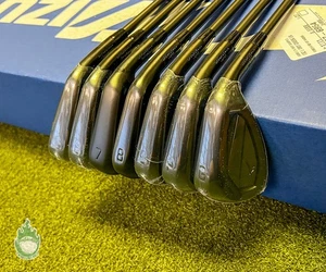 Used RH Mizuno JPX 925 Forged Black Irons 5-PW/GW DG 115g Stiff Steel Golf Set - Picture 1 of 11