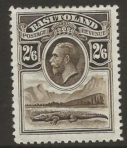 Basutoland SG8 KGV 2s6d hochwertig fein neuwertig Katze £45 UK P&P kostenlos - Bild 1 von 2