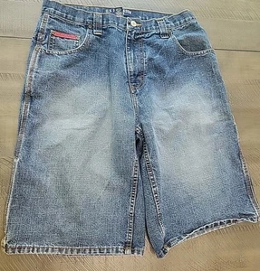 US Polo Assn Mens Blue Jean Denim Carpenter Shorts Stonewash Look Size 34x12 - Picture 1 of 7