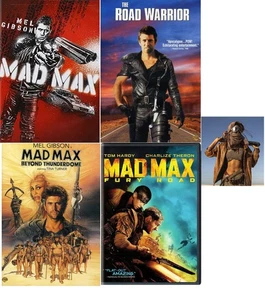 Mad Max The Road Warrior Fury Road Quadrilogy 4 DVD Set New - Picture 1 of 6