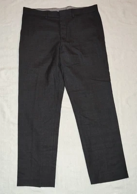 BONITOS PANTALONES DE VESTIR J Crew gris 100 % lana forrados con rayón 36X32 ¡EXCELENTE! Foto 1 de 4