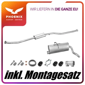 Peugeot Partner 1.1 1.4 1.6 (ab 06/1996) Auspuffanlage Mittel+Endschalldämpfer - Bild 1 von 1