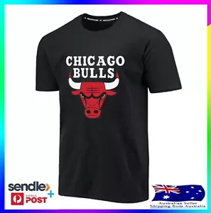 CHICAGO BULLS NBA Adults Mens Boys Teens Unisex Cotton T shirt Tee Top Gift - Picture 1 of 3