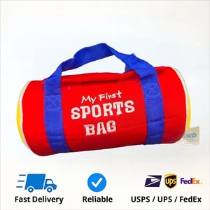 Baby Gund My First Sports Duffle Bag Stuffed Plush 8” Bag Only 【sold as it is】 - Picture 1 of 6