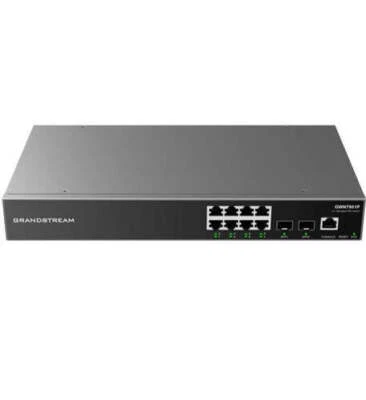 Grandstream GS-GWN7801P 8 PoE Gig Ethernet 2 SFP Layer 2 Managed Switch - Image 1 of 2