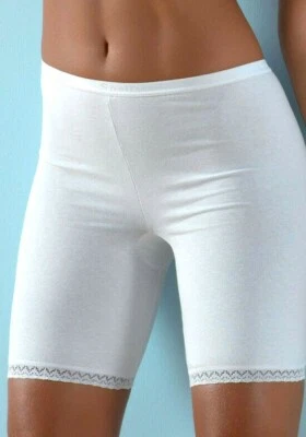 Damen Slip mit Bein  LANGBEIN Schlüpfer hoher Leib Gr.40-52 95 % Baumwolle - Bild 1 von 2