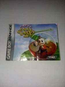 Super Monkey Ball Jr Gameboy Advance Instruction Manual Only - Picture 1 of 2