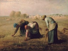 Jean Francois Millet "The Gleaners" Print, 14 5/8" x 11 1/4 (Paper)
