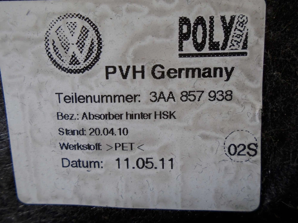 GUANTERA VOLKSWAGEN PASSAT TDI B7 ESTATE 2010-2014 3AA857938 Foto 1 de 1