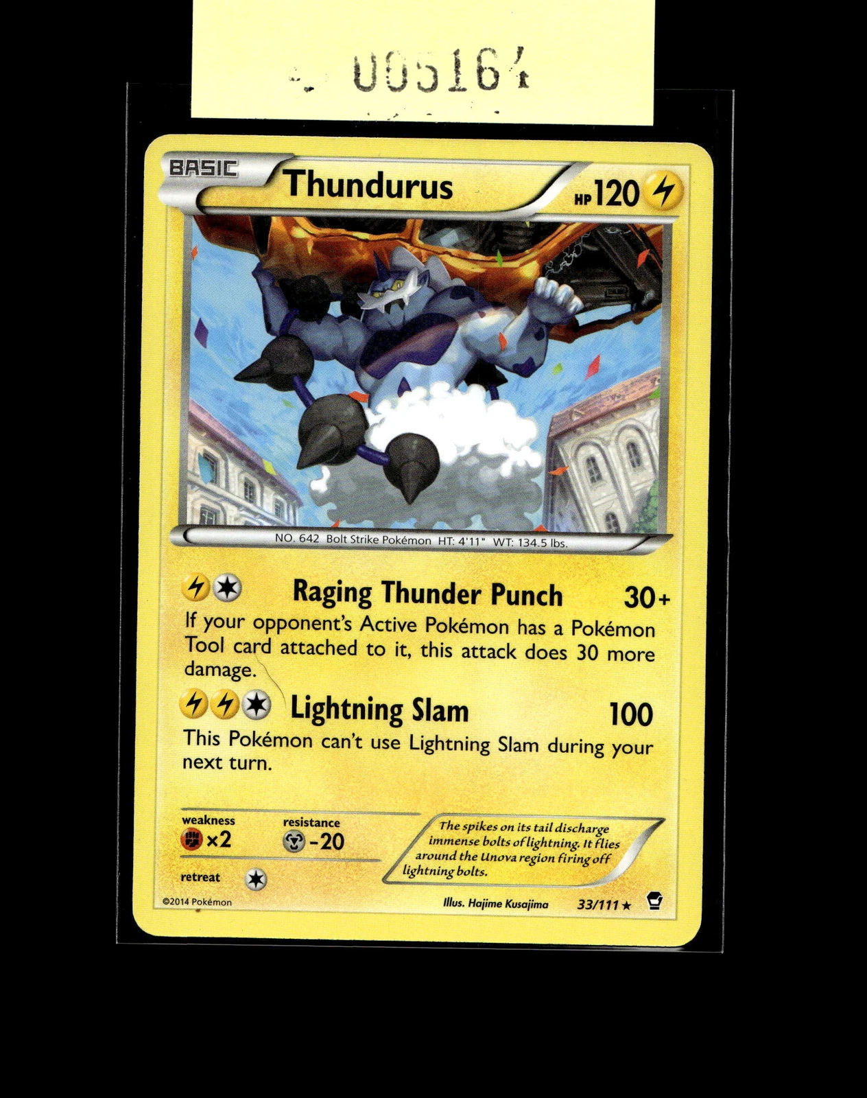 XY - Furious Fists #33/111 Thundurus