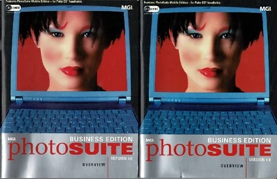 Lot of 2 MGI Photosuite 4.0 Business Edition Pc New & 72 Page Manuals - Image 1 of 2