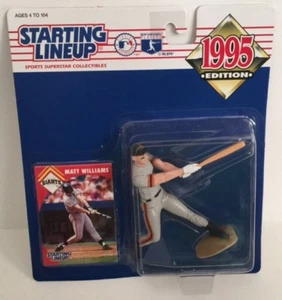 1995 Kenner Starting Lineup SLU Matt Williams Baseball Action Figure Giants MOC - Picture 1 of 4