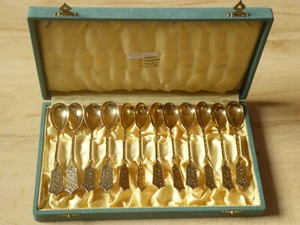 12 Mokkalöffel/Eislöffel - Dänemark nach 1815 -  Silber 13 Lot - Bild 1 von 6