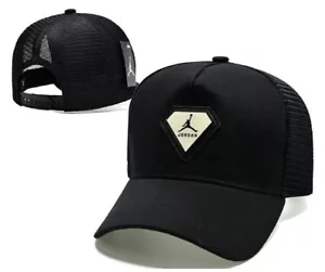 Jordan Jump Men's Adjustable Casual Baseball Cap Mesh Breathable Trucker Hat - Picture 1 of 1