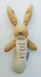Kids Preferred Guess How Much I Love You Bunny Rabbit Soft Rattle Plush 8" - Picture 1 of 4