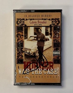 MURDER WAS THE CASE: SOUNDTRACK SNOOP CASSETTE TAPE (DEATH ROW) SIGNED, VG+ - Picture 1 of 10