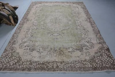 Turkish Rugs, Wool Rugs, 6.7x9.6 ft Large Rug, Vintage Rug, Anatolian Rug - Image 1 of 4